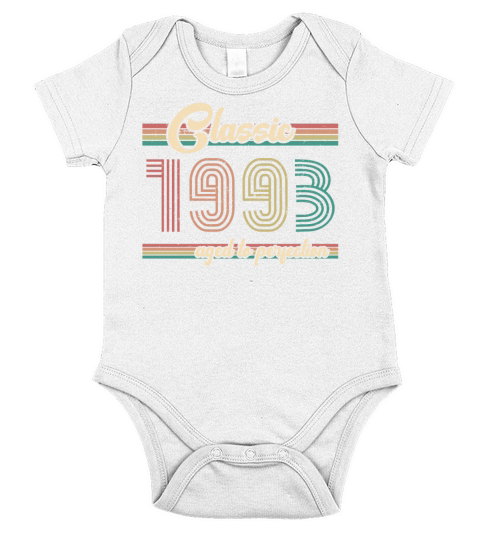 ST 1993 Classic aged to perfection Short Sleeve Baby One-Piece