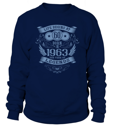 60th Birthday Gifts Vintage 1963 Vintage Sayings Sweatshirt Unisex