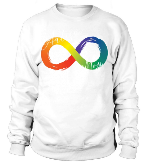 Autism Mom Infinity Symbol Spectrum Autism Sweatshirt Unisex