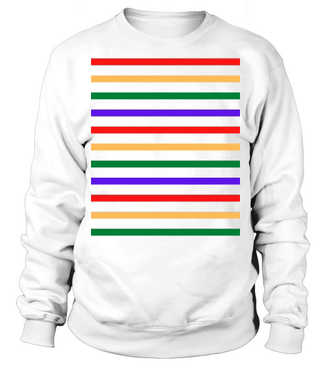 Colors Rainbow Horizontal Sweatshirt Unisex