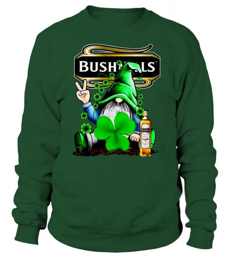Gnome and Bushmills Irish Whiskey shamrock St Patrick’s Day shirt Sweatshirt Unisex