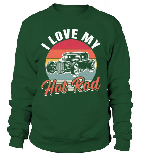Hot Rod Dad Classic Car Dad Vintage Hotrod Sweatshirt Unisex