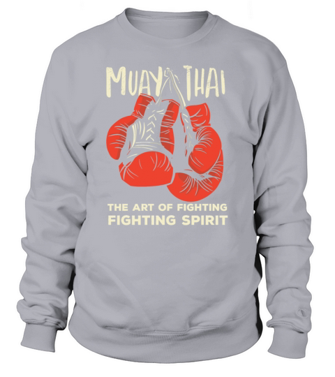 Muay Thai Vintage Retro Art Of Fighting Kickboxing Sweatshirt Unisex