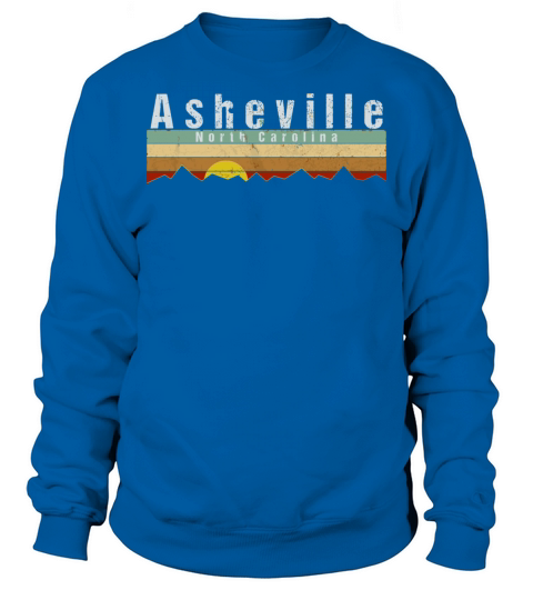 Retro Vintage Asheville Nc Sweatshirt Unisex
