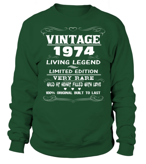 VINTAGE 1974 Sweatshirt Unisex