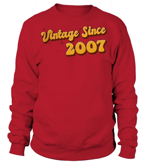 Vintage since 2007 16 Years Old - Groovy 16th Sweatshirt Unisex
