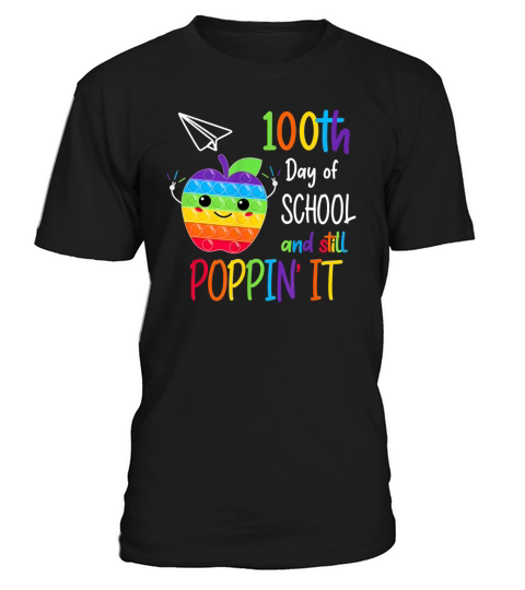 100th Day Pop It Happy 100 Days Of School And Stil T-Shirt Unisex