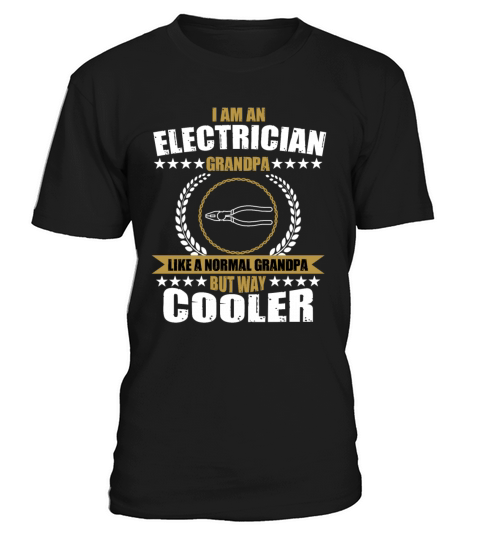 Funny Electrician Grandpa Design For Men T-Shirt Unisex