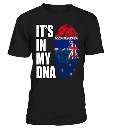 Gambian And New Zealand Mix Heritage DNA Flag T-Shirt Unisex