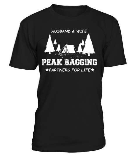 Husband And Wife Peak Bagging Partners For Life T-Shirt Unisex