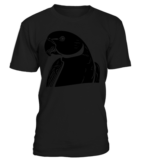 Ring-necked Parakeet Portrait Vintage Parrot T-Shirt Unisex