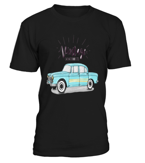 vintage car illustration T-Shirt Unisex