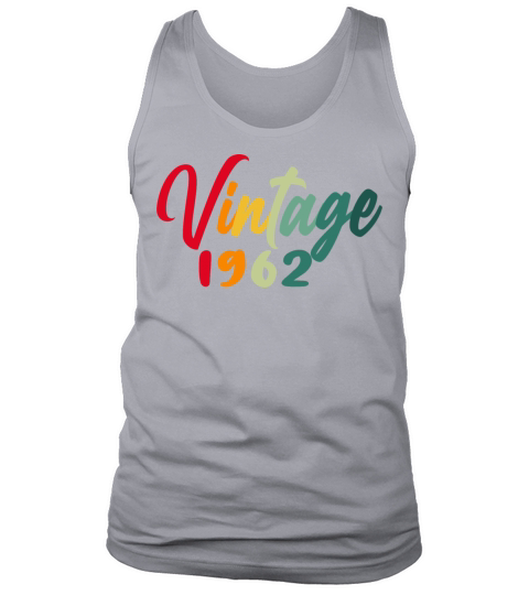1962 vintage vintage retro birthday gift Tank Top Unisex