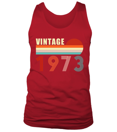48th Birthday Gift - Vintage 1973 Tank Top Unisex