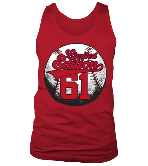 60th BIRTHDAY BASEBALL LIMITED EDITION 1961 Tank Top Unisex