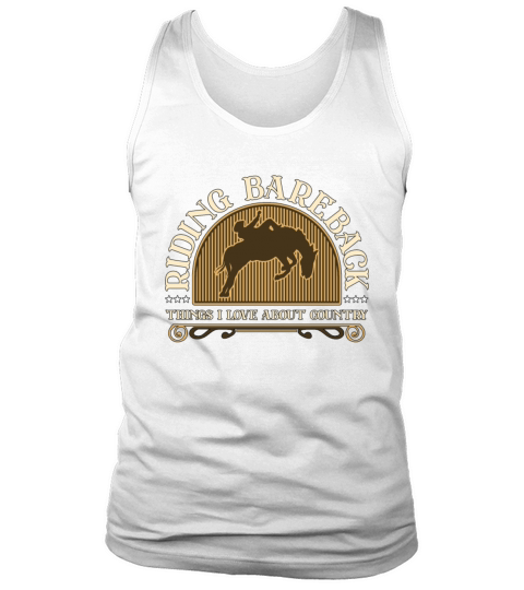 Bareback Riding Bareback Things Loves Rodeo Rider Tank Top Unisex