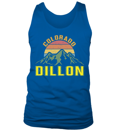 Colorado Dillon Vintage Mountains Hiking Wildlife Tank Top Unisex