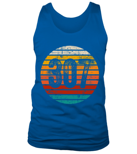 Distressed Vintage Sunset 307 Area Code Tank Top Unisex