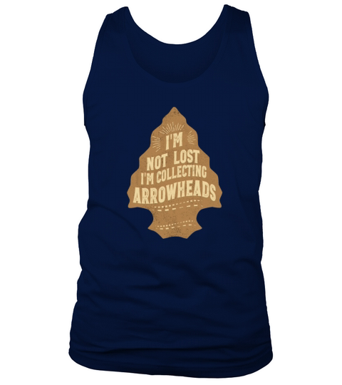 Funny Arrowhead Collecting Vintage Look Gifts Tank Top Unisex