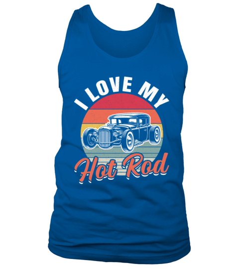 Hot Rod Dad Classic Car Dad Vintage Hotrod Tank Top Unisex