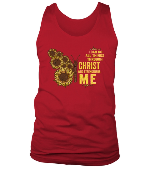 I Can Do All Things Through Christ Strengthens Tank Top Unisex