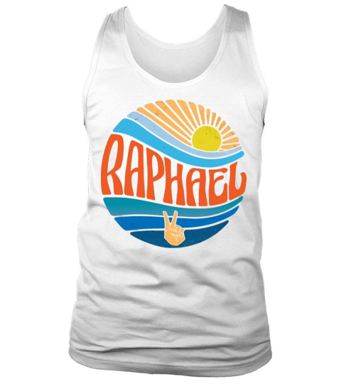Raphael Shirt Vintage Sunset Raphael Groovy Tie Tank Top Unisex