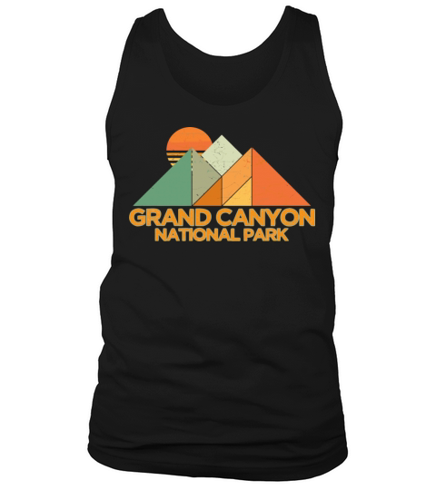 Retro Vintage Grand Canyon National Park T Tank Top Unisex