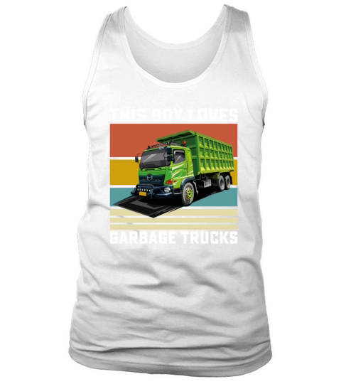 This Boy Loves Garbage Trucks Tank Top Unisex