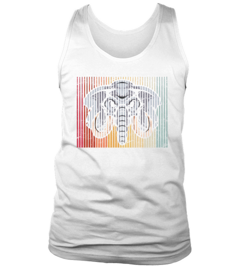 Vintage Elephant Lover Retro Graphic Elephants Kid Tank Top Unisex
