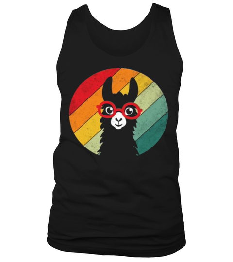 Vintage Llama Retro Colorful Alpaca Tank Top Unisex