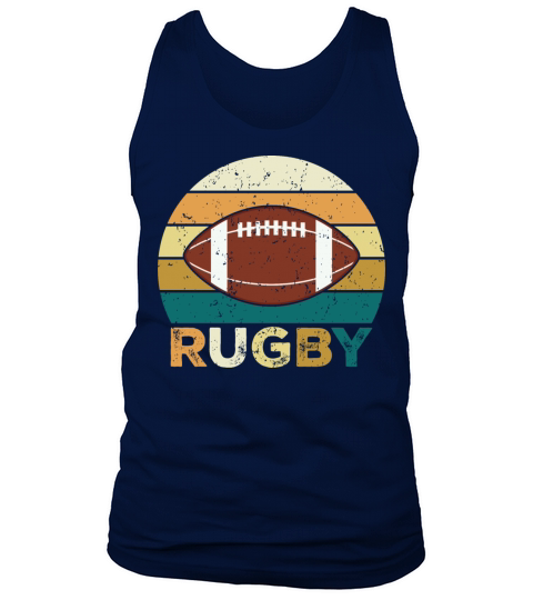 Vintage Retro Rugby Player And Coach Tank Top Unisex
