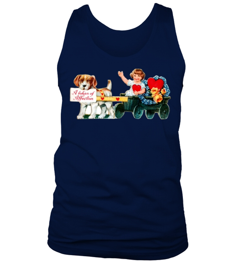 Vintage Valentines Day Tank Top Unisex