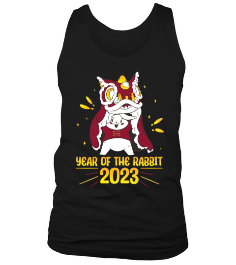 Zodiac Happy Chinese New Year of the Rabbit 2023 Tank Top Unisex