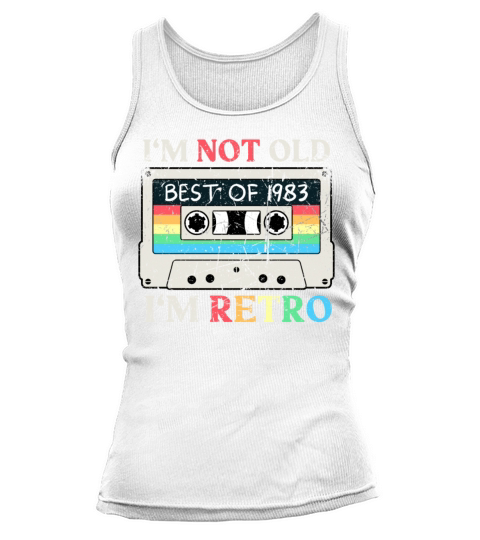 40 Years Vintage 1983 Retro 40th Birthday Tank top Woman