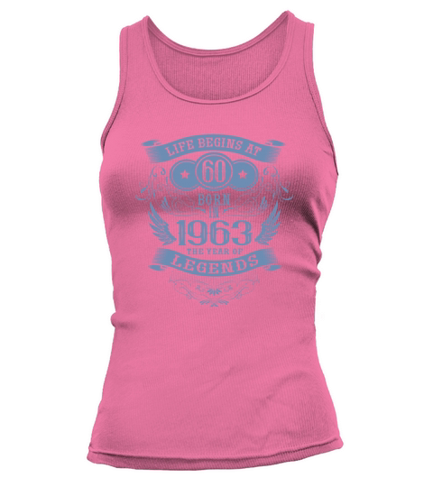 60th Birthday Gifts Vintage 1963 Vintage Sayings Tank top Woman