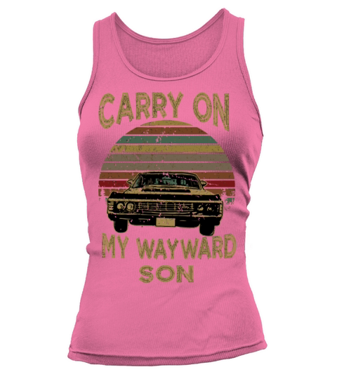 Carry On My Wayward Son T Vintage Retro Tank top Woman