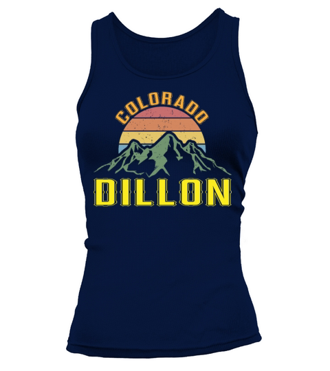 Colorado Dillon Vintage Mountains Hiking Wildlife Tank top Woman