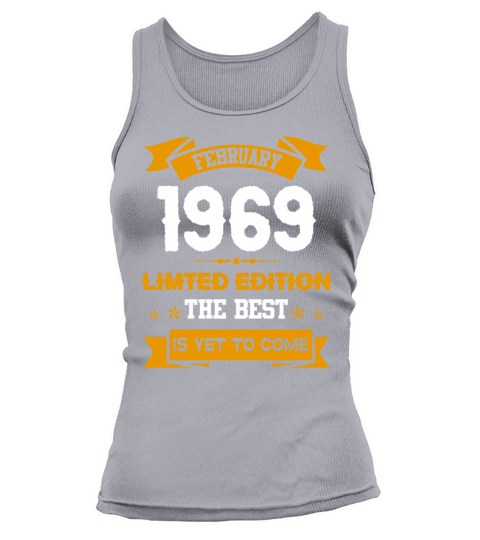 February 1969 Birthday Surprise Tank top Woman