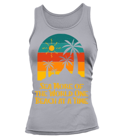 One Beach at a Time Trip Ocean Travel Beach Lover Tank top Woman