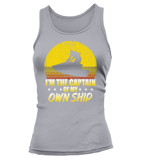 Retro Jetski Funny Jet Ski Captain Own Ship Tank top Woman