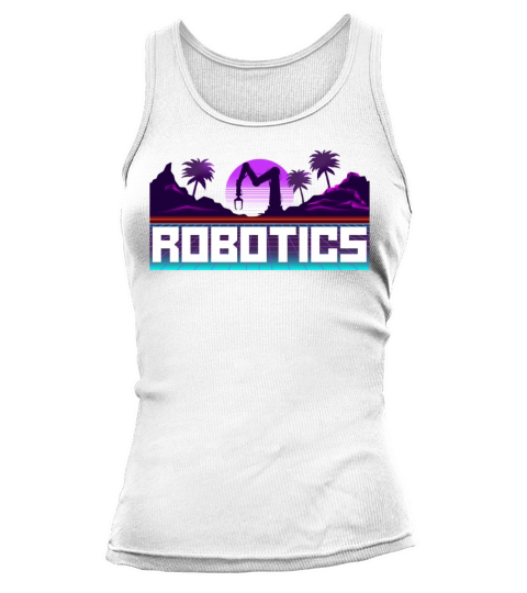 Robot Robotics Engineer Retro Tank top Woman
