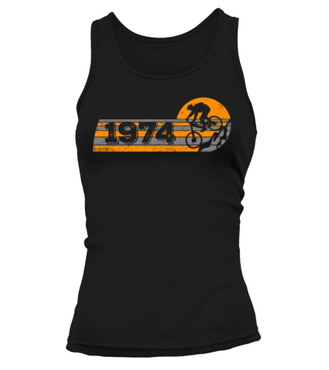 Vintage 1974 Birthday cycling MTB-Bicycles Tank top Woman