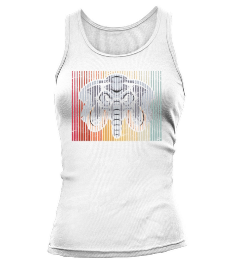 Vintage Elephant Lover Retro Graphic Elephants Kid Tank top Woman