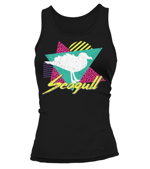Vintage Retro 80S Or 90S Seagull Tank top Woman
