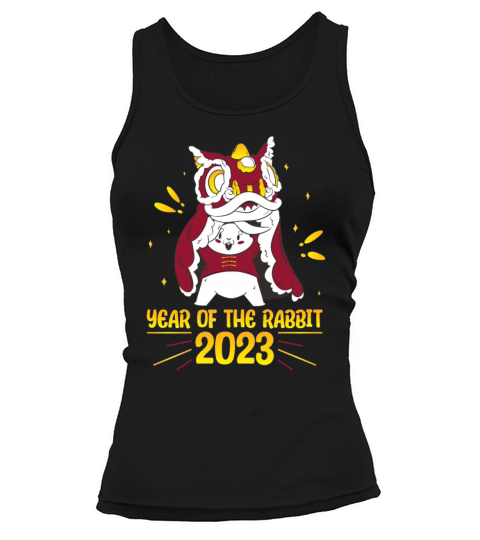 Zodiac Happy Chinese New Year of the Rabbit 2023 Tank top Woman
