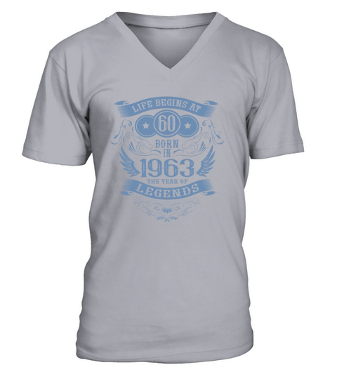 60th Birthday Gifts Vintage 1963 Vintage Sayings V-Neck T-shirt
