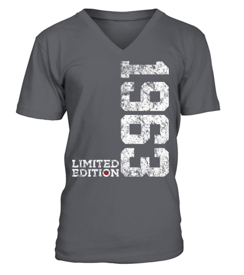 60th BIRTHDAY LIMITED EDITION 1963 VINTAGE V-Neck T-shirt