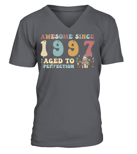 Awesome since 1997 - 26th Birthday - 2023 Groovy V-Neck T-shirt