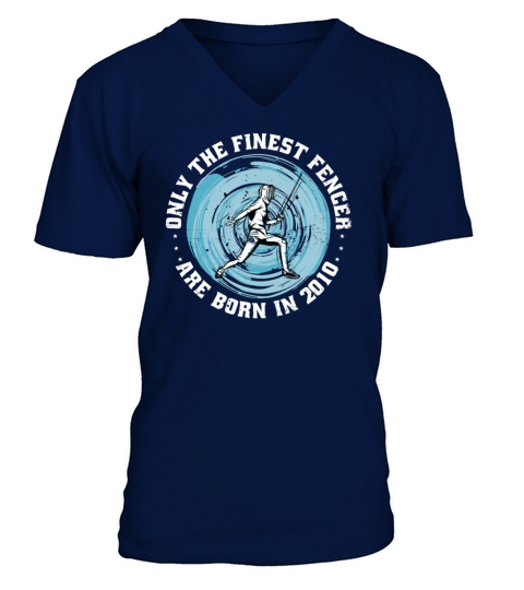 Fencers born in 2010 Birthday Vintage V-Neck T-shirt