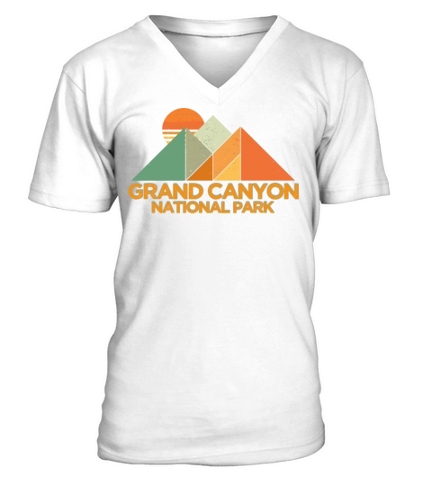 Retro Vintage Grand Canyon National Park T V-Neck T-shirt